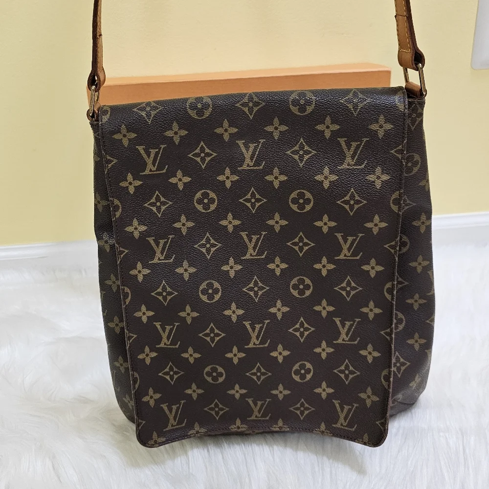 PRICE FRIM🎉HOST PICK🎉Authentic Louis Vuitton Monogram Musette Salsa GM - Picture 5 of 16